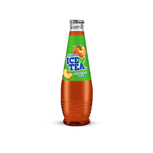 STUDENA+ LEDENI ČAJ Breskev 0,25 L - vračljiva steklenica