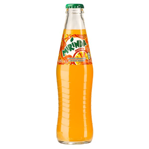MIRINDA Orange 0,25 L - vračljiva steklenica